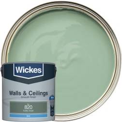 Wickes Vinyl Matt Emulsion Subtly No.820 Wall Paint Subtly Green 2.5L
