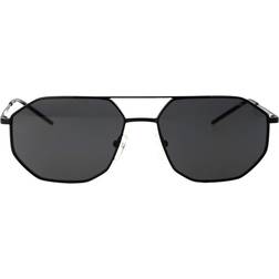 Emporio Armani Sunglasses - Matte Black/Grey