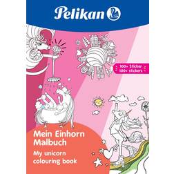 Pelikan Einhorn mit Sticker Malbuch