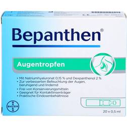 Bepanthen Augentropfen 20x0.5 Milliliter
