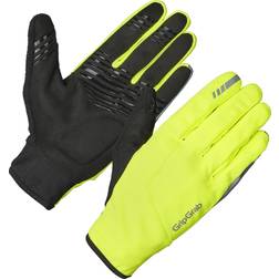 GripGrab Hurricane Hi-Vis WP Midseason Glove, Hi-Viz Yellow