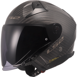 LS2 OF603 Infinity II Carbon Open Face Helmet - Matt Black
