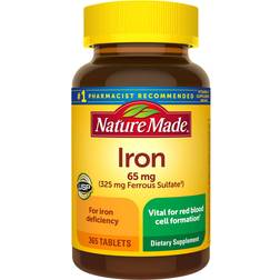 Nature Made Iron 65mg Tablets for Red Blood Cell Formation 365