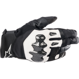 Alpinestars SMX-1 Drystar Wasserdichte Motorradhandschuhe - Schwarz/Weiss