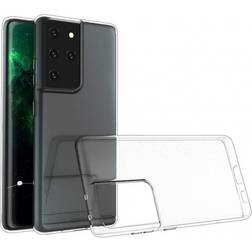 Hurtel Ultra Clear 0,5 mm Fodral Gel TPU skal för Samsung Galaxy S21 Ultra 5G transparent