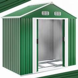 Gardebruk Cobertizo Metal XL 3.1m³ Verde 210x132x186 cm (Área de construcción )