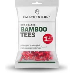 Masters Bamboo Graduated Tees 1 1/4''