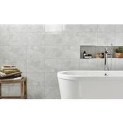 Wickes Tivoli Grey Ceramic Wall Tile 330 250mm