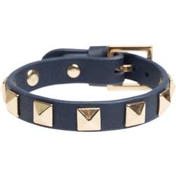 Dark Stud Bracelet - Gold/Navy Blue