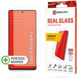 Displex Bildschirmschutzfolie Real Glass für das Google Pixel 8 Pro Transparent