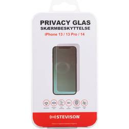 Stevison Privacy-Glas til iPhone 13, 13 Pro og 14