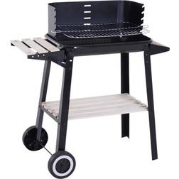 OutSunny Heating Smoker with Side Trays