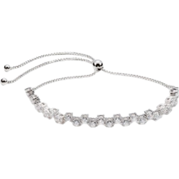 Diamond nexus Infinitely Bound Bracelet - Silver/Diamonds