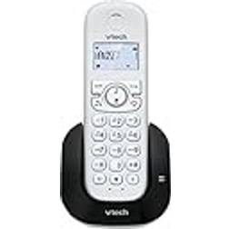 Vtech CS1550 DECT Schnurlostelefon mit Anrufbeantworter, innovativer Ladestation, Anrufersperre, Anrufererkennung/Anklopffunktion, Freisprecheinrichtung, hintergrundbeleuchtetem Display und Tastatur