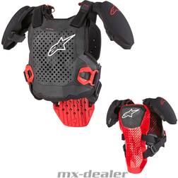 Alpinestars A-5 S V2 Youth Chest Protector - Black/Red