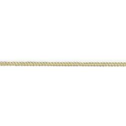 9ct Yellow Gold 20inch Light Filed Curb Chain G12FC20