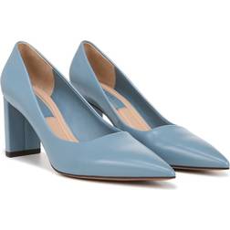 Franco Sarto Women's Giovanna Pump Shoes Denim Blue Leather