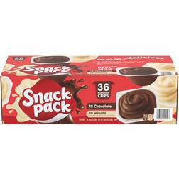 Snack Pack Snack Pack Pudding Variety Pack 3.25oz 36 pcs