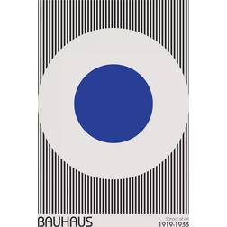 Malerifabrikken Bauhaus 5 Blue Plakat 70x100cm