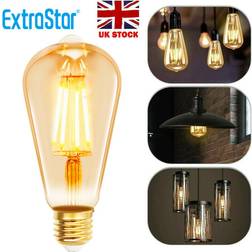ExtraStar 6W Filament Light Bulb E27, 2200K white 1 White