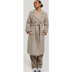 Vero Moda Vmfortunevega Longtrenchcoat - Beige/Meleret