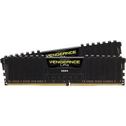Corsair VENGEANCE LPX DDR4 RAM 16GB 2x8GB 3600MHz CL18 Intel XMP 2.0 Computer Memory Black CMK16GX4M2D3600C18