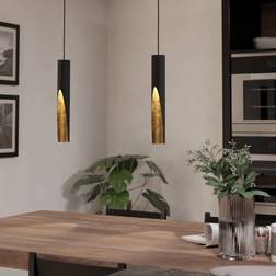 Eglo Barbotto Black And Gold Steel Modern Pendant Light Pendant Lamp ∅ 10.5cm