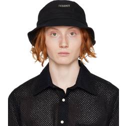 Jacquemus Cotton Gadjo Hat - Sort