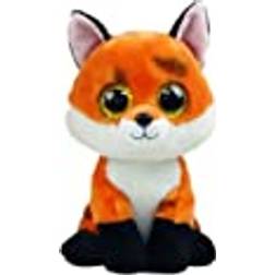 TY Meadow Fox Beanie Boos Regular, Beanie Baby Soft Plush Collectible Cuddly Stuffed Teddy