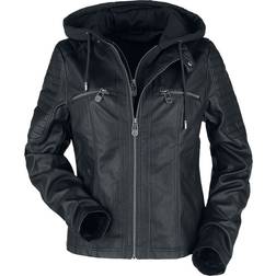 EMP Black Premium by EMP Road Tripping Imitation Leather Jacket black
