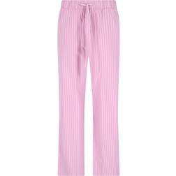 Tekla Purple Drawstring Pyjama Pants Purple Pink Stripes