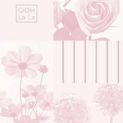 Crown Coco Soft Pink Wallpaper M1344