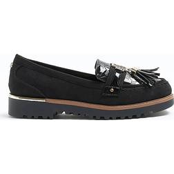 River Island Wide Fit Embossed - Black
