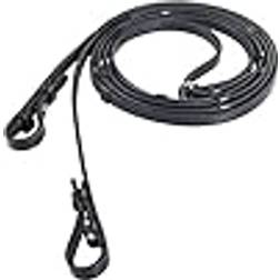 Horze Laelia Reins with stoppers Black P unisex