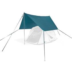 Quechua Multifunction Tarp Camping Shelter Teal Blue