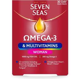 Seven Seas Omega-3 Multivitamins Woman 30-Day Duo Pack