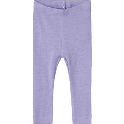 Name It Basic Rib Leggings - Heirloom Lilac (13198040)