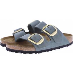 Birkenstock Damen Pantoletten ARIZONA BIG BUCKLE LENB khaki