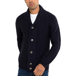 Threadbare Men's Button Down Cardigan - Navy