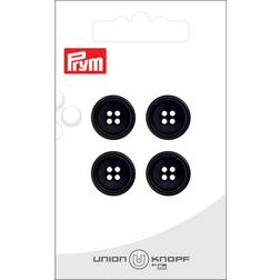 Prym Plastikknap Sort 15mm 4 stk