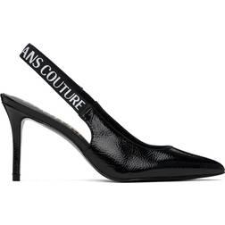 Versace Jeans Couture Forhøjede Hælede Mules Til Kvinder - Sort