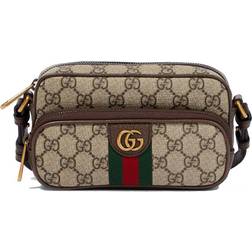 Gucci Ophidia Mini Shoulder Bag - Brown