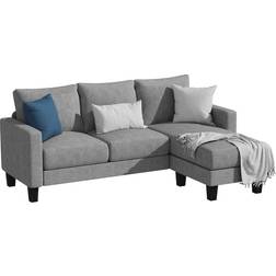 Yeshomy Convertible Sectional Sofa 70.8" 4 Seater