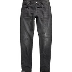 G-Star 3301 Slim Jeans - Worn in Black Onyx Restored