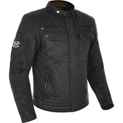 Oxford motorrad retro hardy wachs schwarze jacke Schwarz