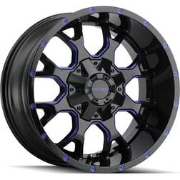 Mayhem Mayhem Warrior Wheel, 18x9 with 5 on 139.7/150 Bolt Pattern W/Prism