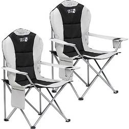Get Fit Premium Folding Camping Chair 2 Pack