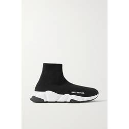 Balenciaga Speed Recycled Knit Trainers Polyester Elastane - Black