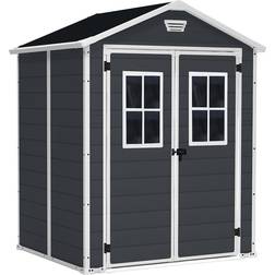 Keter Abri De Jardin En Résine MANOR 6x5 Gris Foncé (Surface du bâtiment )