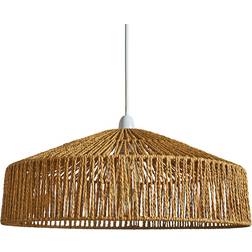 ValueLights Modern Natural Tapered Woven Rope Pendant Lamp